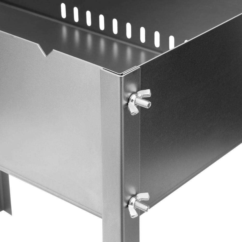 Мангал на барашках 500 х 305 х 500 мм, сталь 1.2 мм, Camping Palisad (69574)