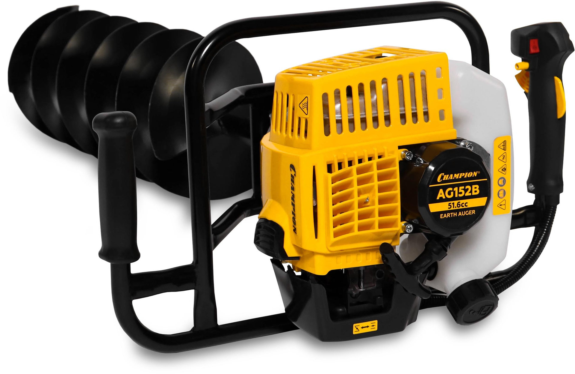 Мотобур 1,46кВт 51,6см? 9,2кг без шнека CHAMPION AG152B