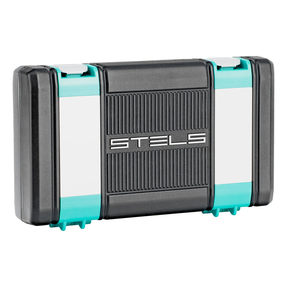 Набор инструментов, 1/4, Cr-V, S2, усиленный кейс, 47 предметов Stels