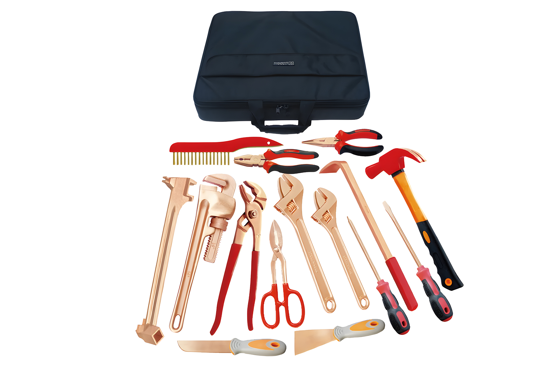 Набор взрывобезопасного инструмента (16 предметов) AlCu No.AA07-16, HORTZ