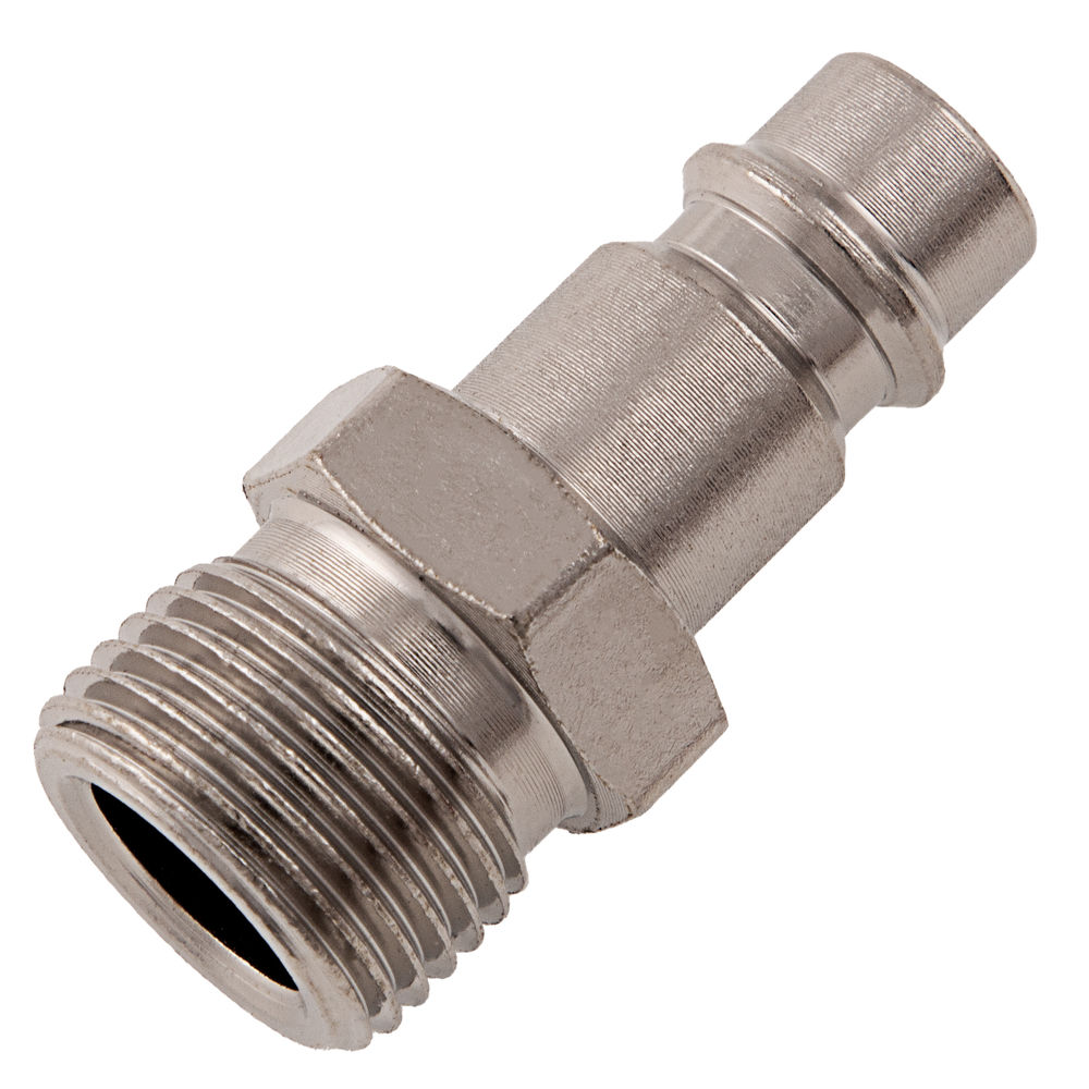 Ниппель универсальный быстросъемный (папа) 3/8, внешняя резьба, 2 шт, Stels (57059)