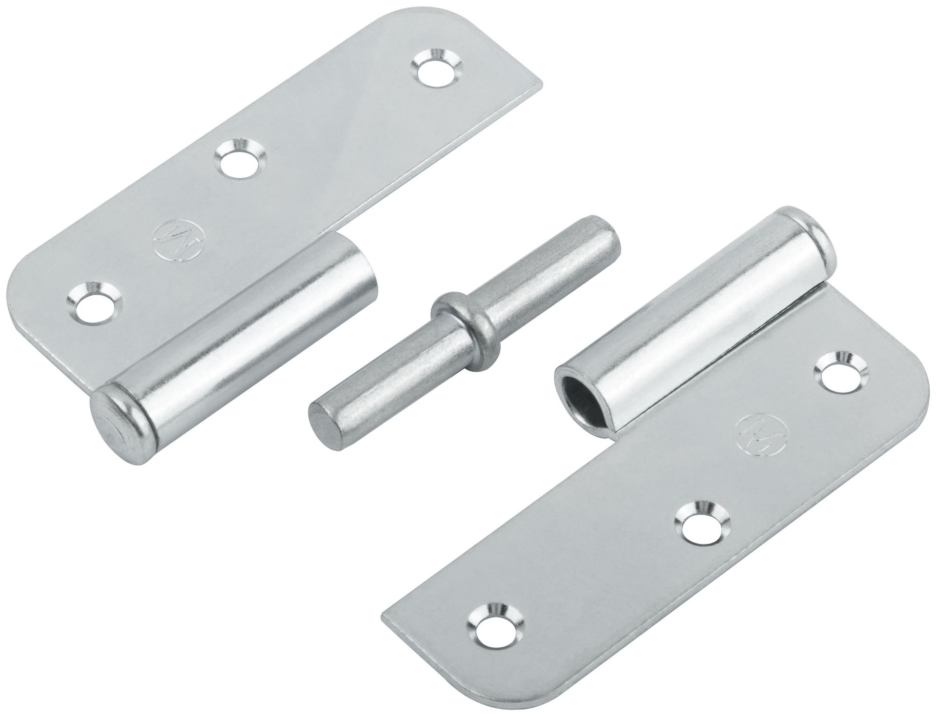 Петля накладная оцинкованная, тип ПН, 85 мм, правая (66391)