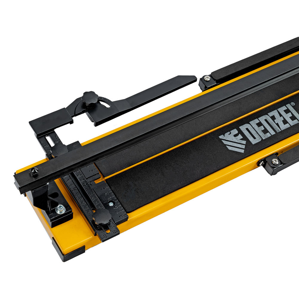 Плиткорез рельсовый 800х16мм, каретка на подш., стальная станина, усил. рукоятка-пенал Denzel (877016)