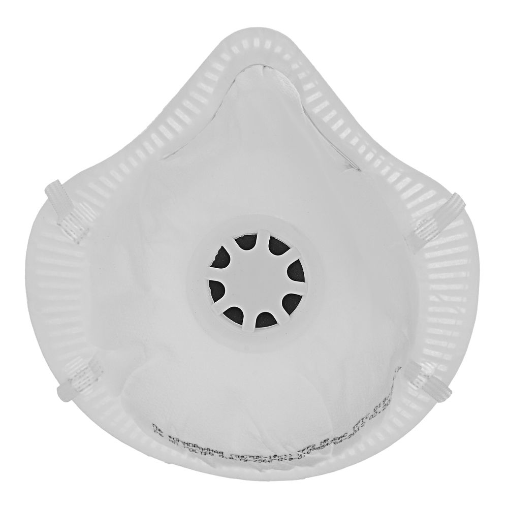 Полумаска фильтрующая формованная, модель Исток, с клапаном выдоха, FFP1 NR, 10шт (892527)