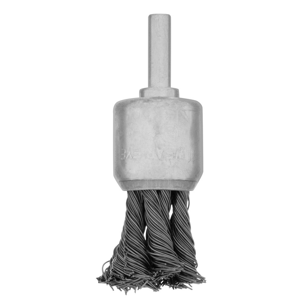 Щетка для дрели, 25 мм, чашка со шпилькой, крученая металлическая проволока Matrix (74464)