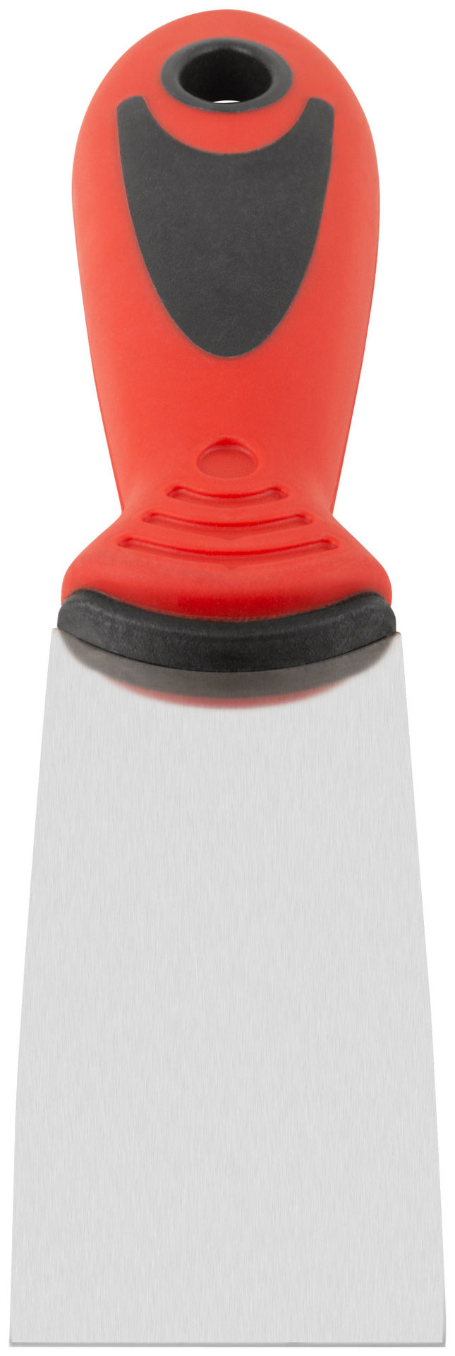 Шпатель, нерж.сталь, прорезиненная ручка 40 мм (06711)