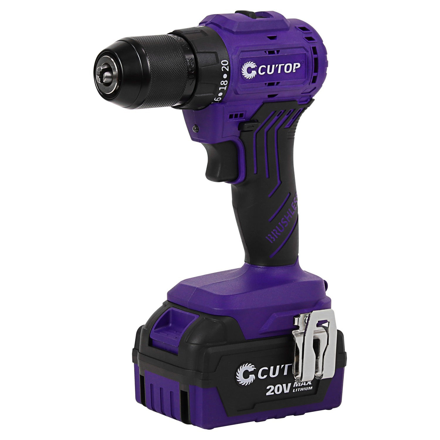 Шуруповерт Cutop E-Profi 20В, 13мм, 2 Батареи, 4ач, З/у (кулер), пл. бокс. (01-886)