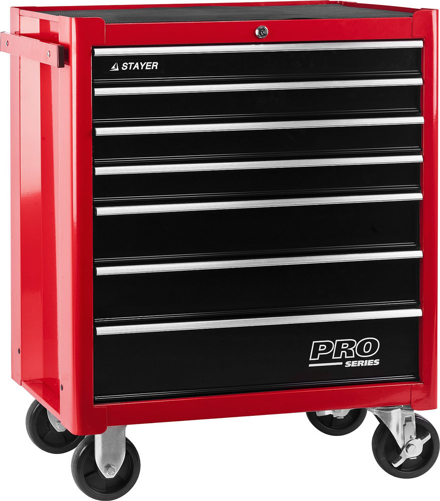 Тележка инструментальная 688 х 458 х 885 мм с 7 ящиками STAYER 38907-7