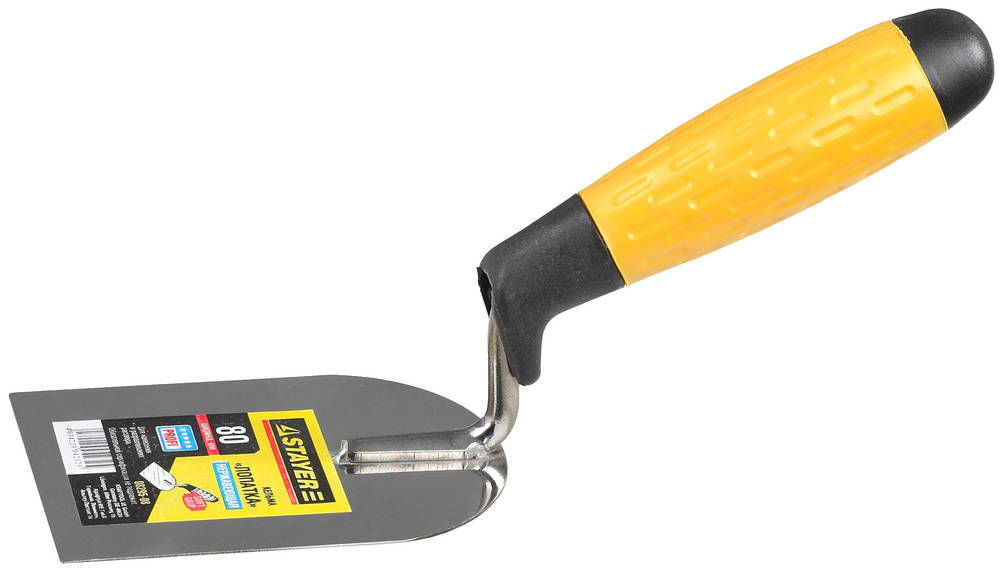 Кельма лопатка 80 мм, нержавеющее полотно, 2-х компонентная рукоятка STAYER Professional 08295-08