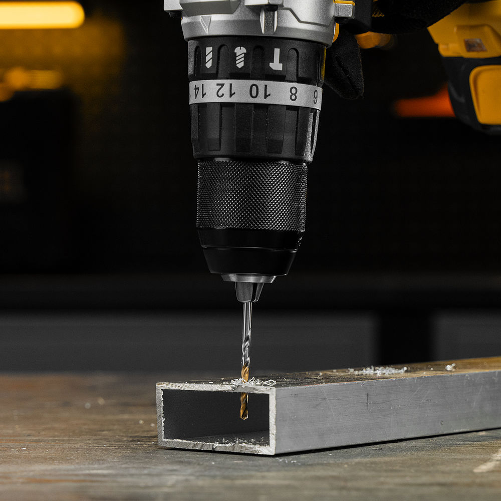 Сверло спиральное по металлу 3,5 x 70 мм, Р6М5, Golden Tip , 2шт. Denzel (718227)