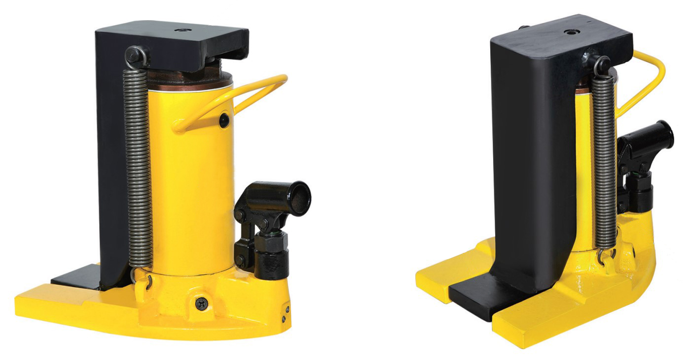 Домкрат гидравлический с низким подхватом бутылочного типа 5 тонн ход 120 мм серия 0110 ТЕХРИМ ДА5П120