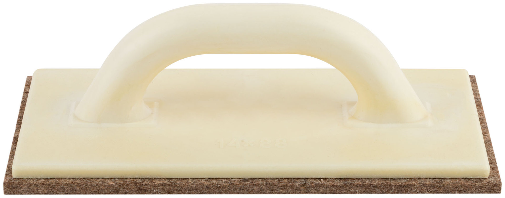 Терка финишная с войлочным покрытием, полиуретановый корпус 280х140 мм (05330)