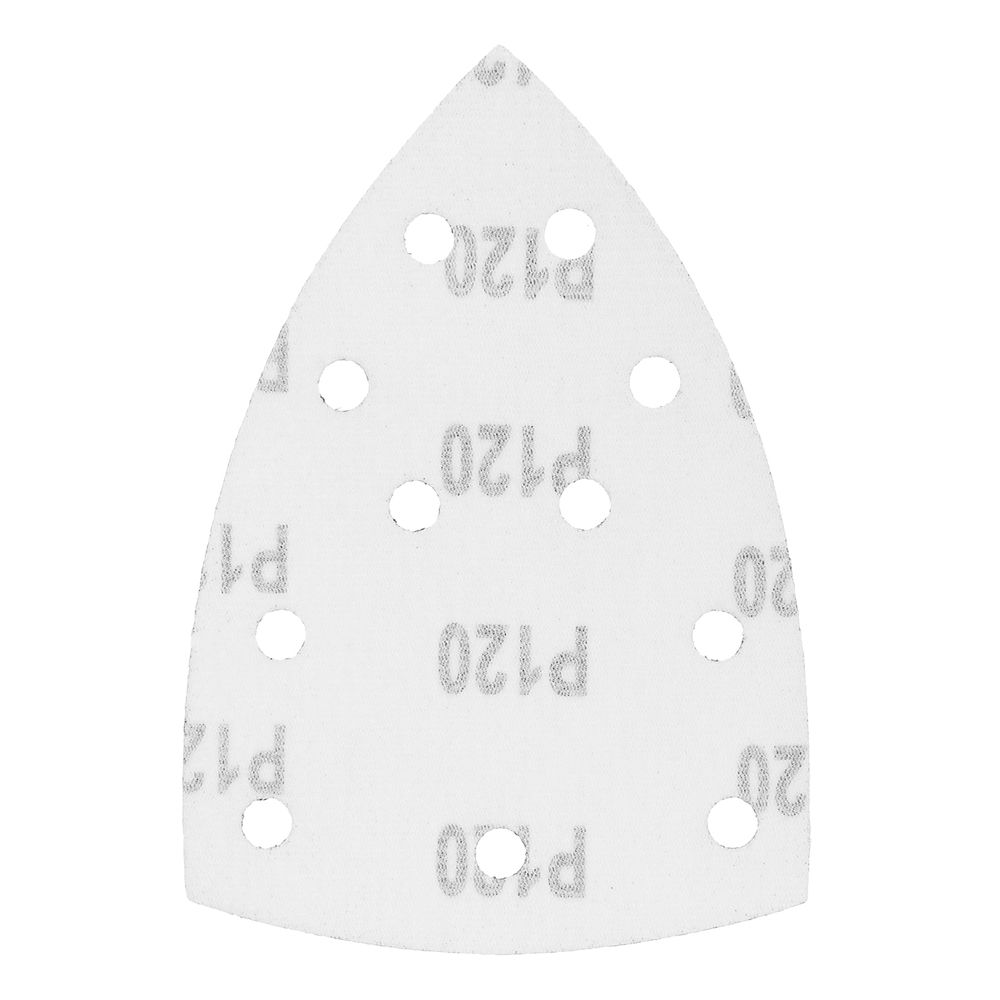 Треугольник абразивный на ворc. подложке под липучку, перф., P 120, 150х150х100 мм, 5 шт. Denzel (738627)