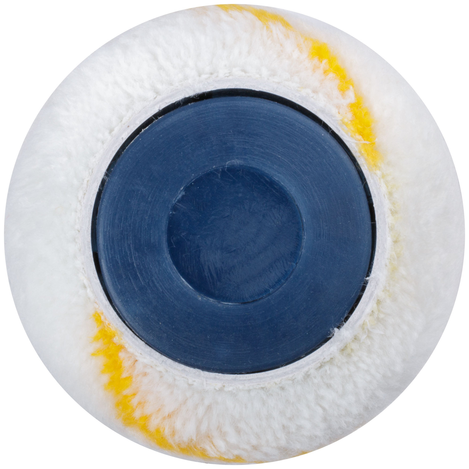 Валик полиакрил/полиэстер/хлопок, с желтой полосой, каркасная система, диам. 40/60 мм; ворс 10 мм, 180 мм (02095)