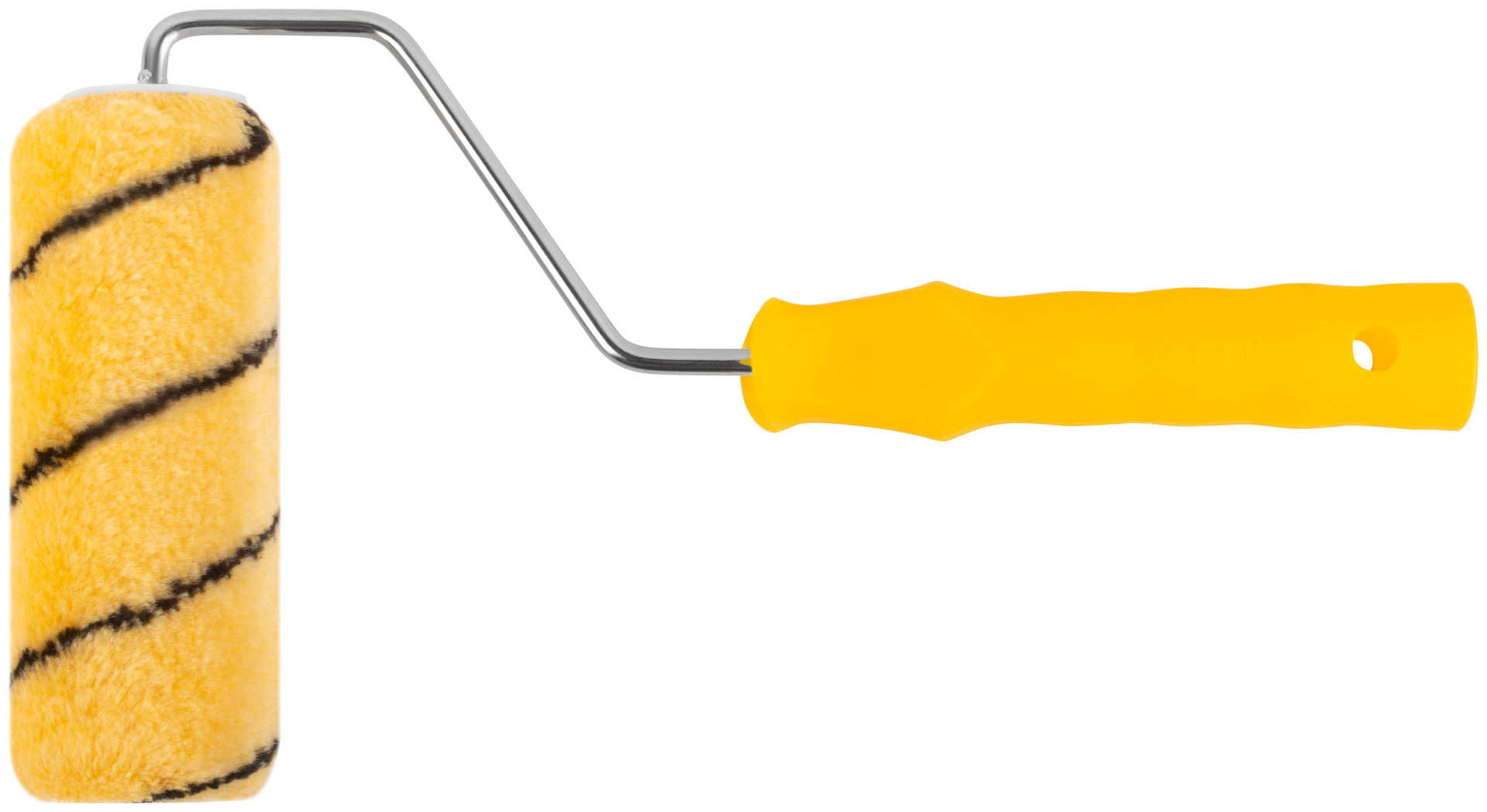 Валик полиакриловый, бежевый с черной полоской, диам. 40/61 мм; ворс 10,4 мм, 150 мм (01852)