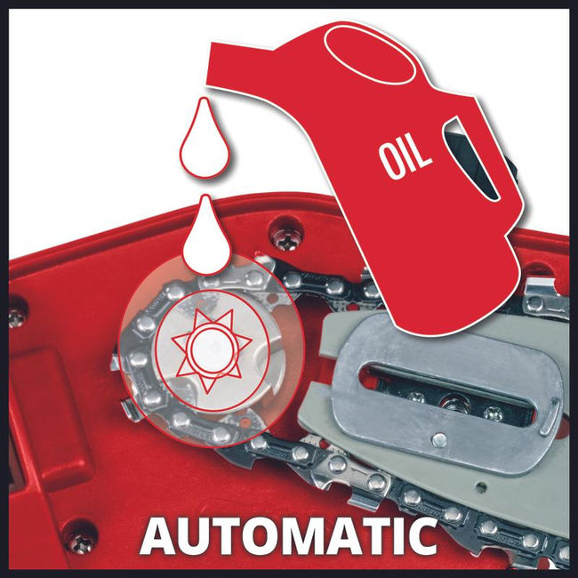 Высоторез электрический Einhell GC-EC 7520 T, 750Вт,цепной,шина 200мм,тел.штанга 1.78-2.57м,бак100мл (4501240)