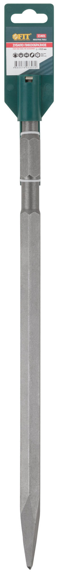 Зубило для молотка отбойного пикообразное НЕХ 17х410 мм (33401)