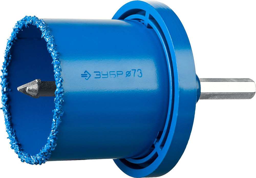 Набор кольцевых коронок 6 шт, 33, 53, 67, 73 мм, карбид вольфрама ЗУБР Профессионал 33350-H6_z01