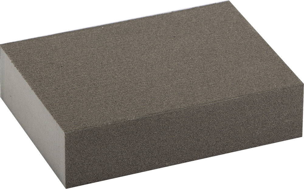 Губка шлифовальная водостойкая четырехсторонняя Р180, 100 х 68 х 26 мм ЗУБР 35611-180