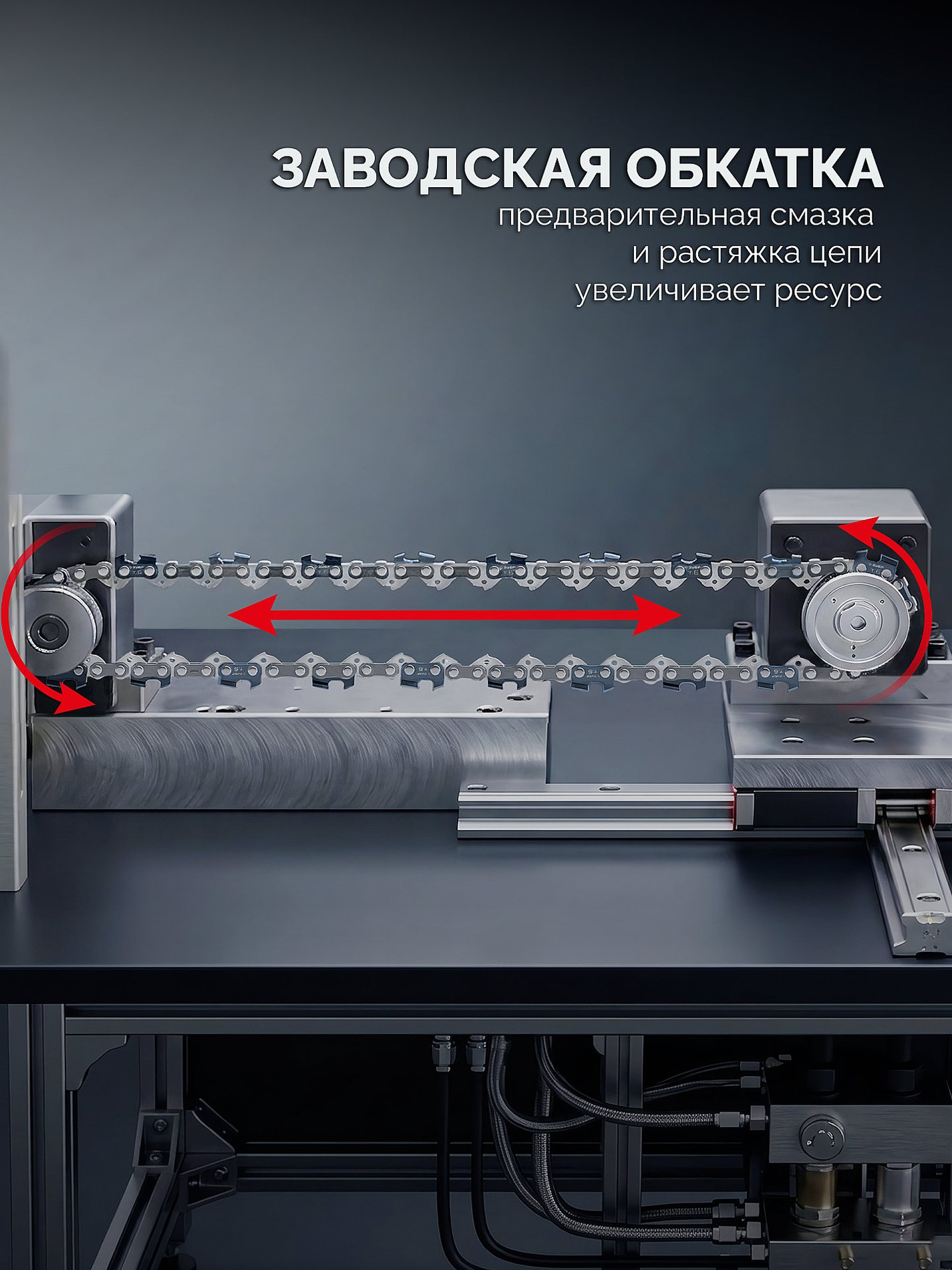ЗУБР тип 6, 25 см, шаг 3/8?, паз 1.1 мм, 40 звеньев, цепь (71306-25)