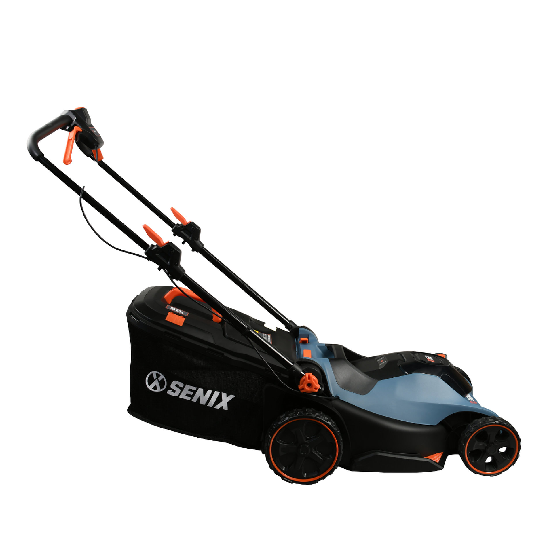 Газонокосилка самоходная аккумуляторная, 43 см, без акб и зу 2X2 40В