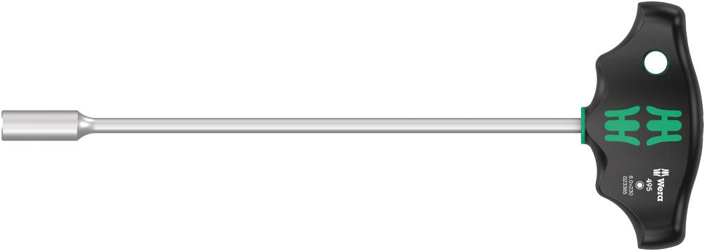 Отвёртка торцевая 8 x 230 мм с внутренним шестигранником с Т-образной рукояткой с отверстием для подвеса серия 495 Wera WE-023385