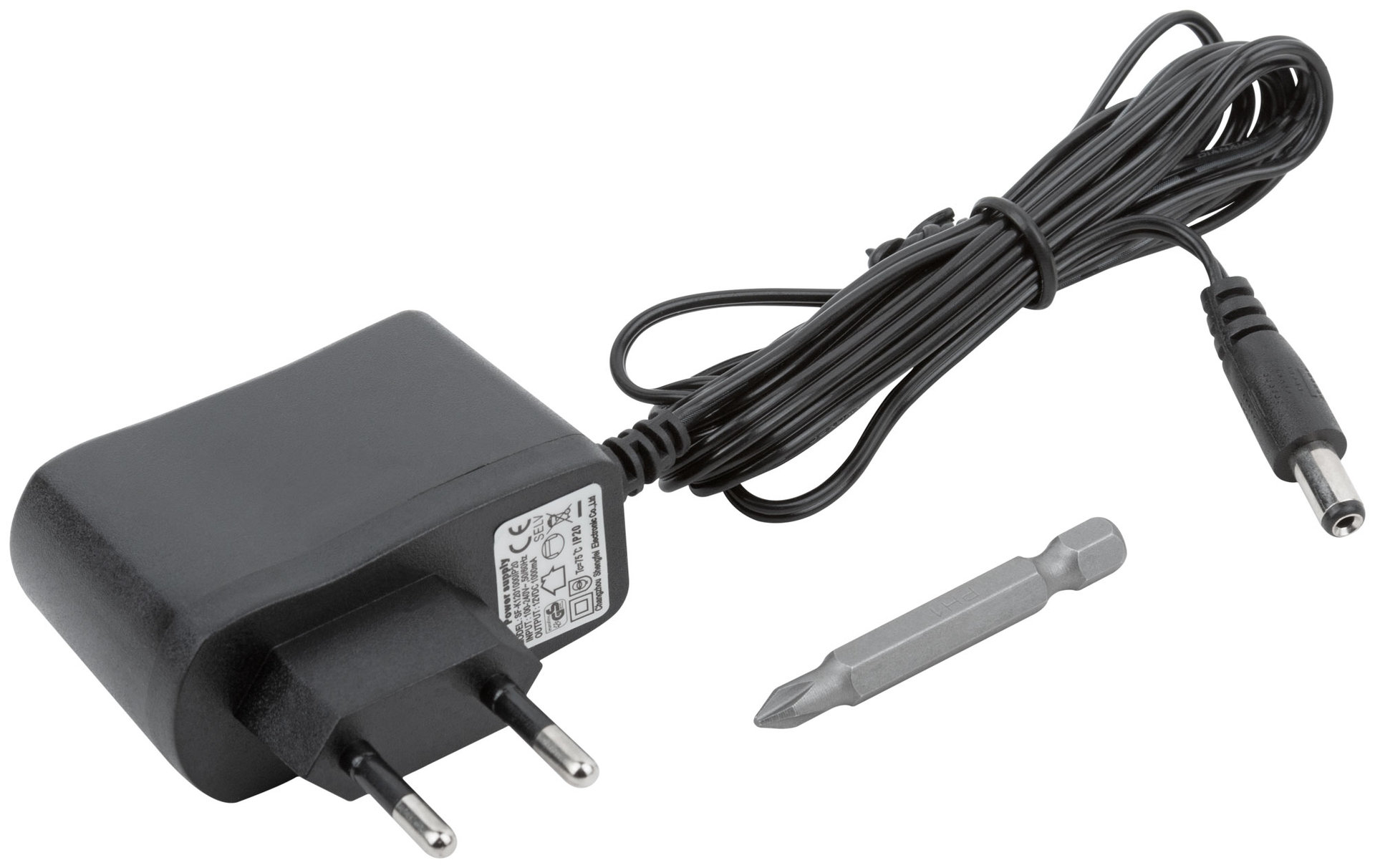 Дрель-Шуруповерт акк. 12 В; 0-350/1100 об/мин; 20 Нм; 2 (Li-Ion) 1,3 Ач; 1 ч.; рез. накл.; кейс (80181)