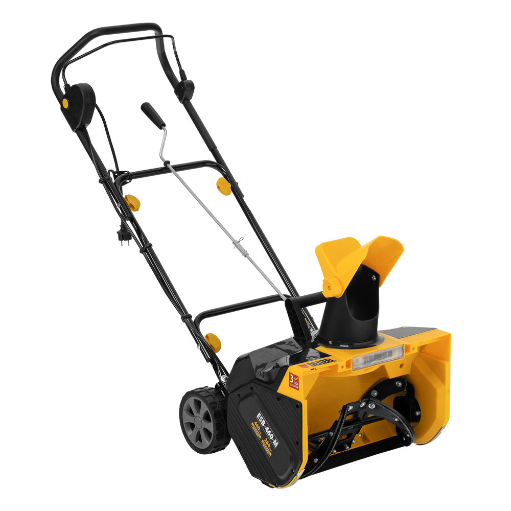 Электрическая снегоуборочная машина ESB-460-M, 1.8 кВт, металлический шнек, LED фара Denzel (97628)