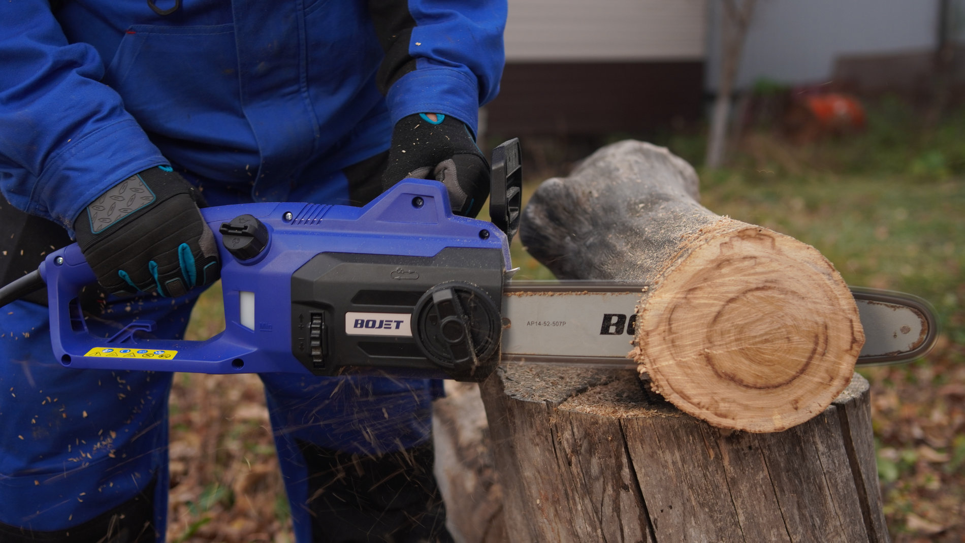 Электрическая цепная пила 1800Вт, 35 см (14).