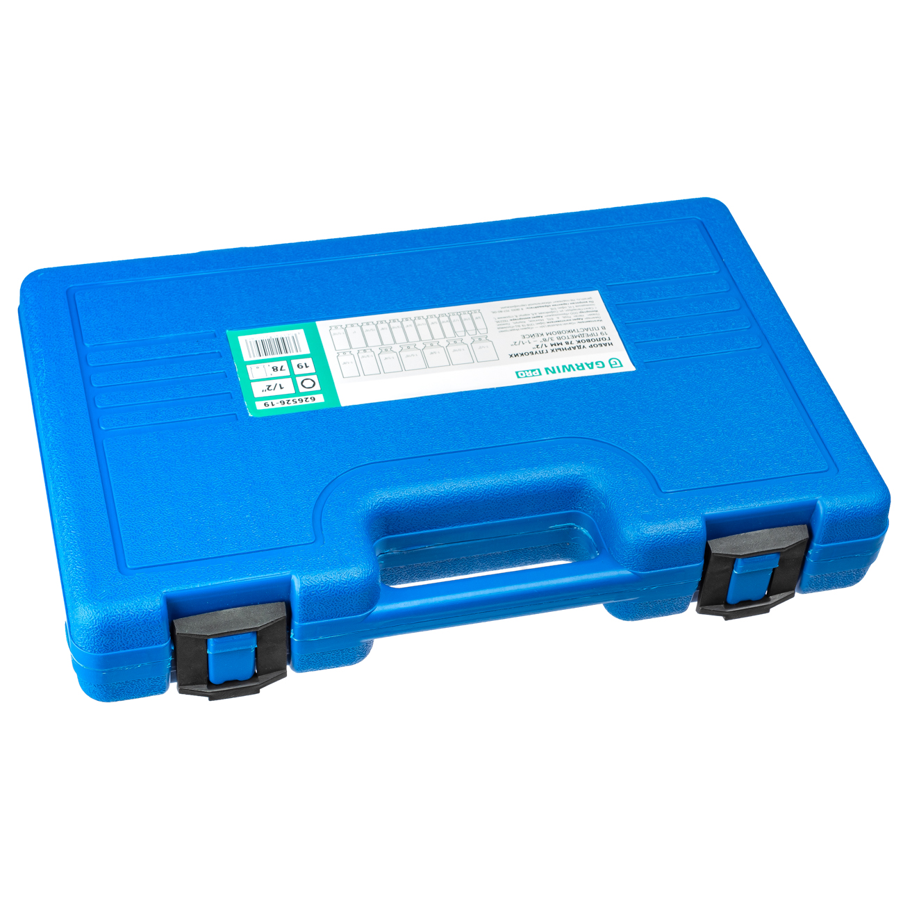 Набор ударных головок дюймовых глубоких 78 мм, 1/2, 19 пр., 3/8 — 1-1/2 GARWIN PRO 626526-19