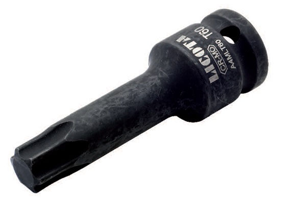 Головка торцевая, 1/2, TORX, Т55, ударный, удлиненный, Licota, A4MLT55