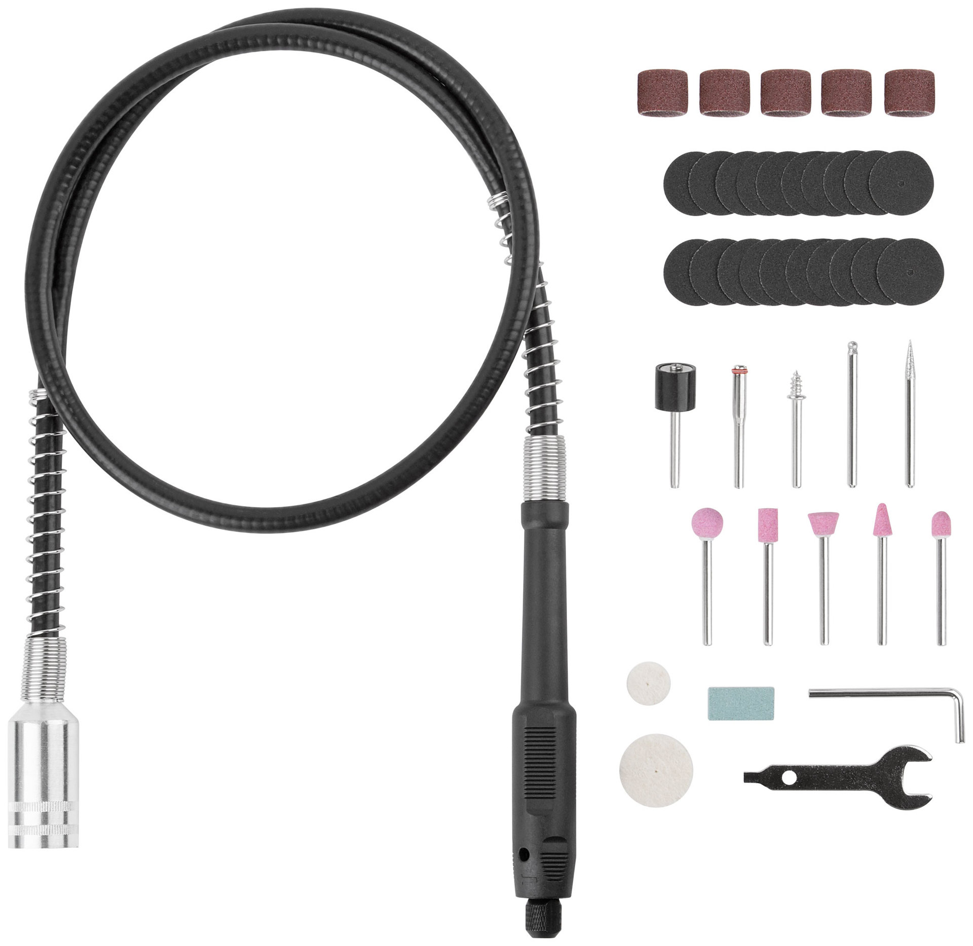 Гравировальная машина 135 Вт; 10000-32000 об/мин; 2,4/3,2 мм; БС щеток; набор насадок ; коробка (80591)