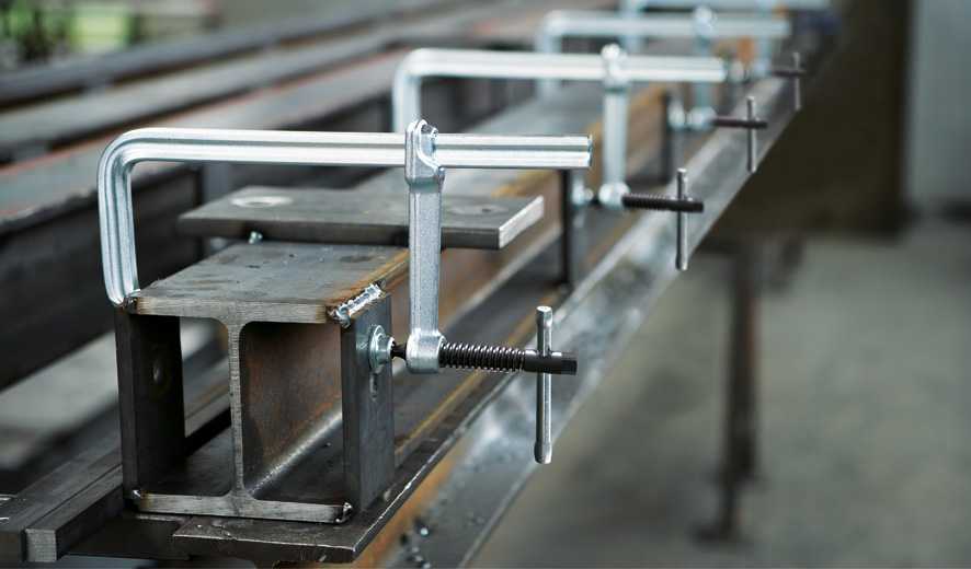 Струбцина цельнометаллическая classiX 300/140, 5 кН, Т-ручка GS30K BE-GS30K