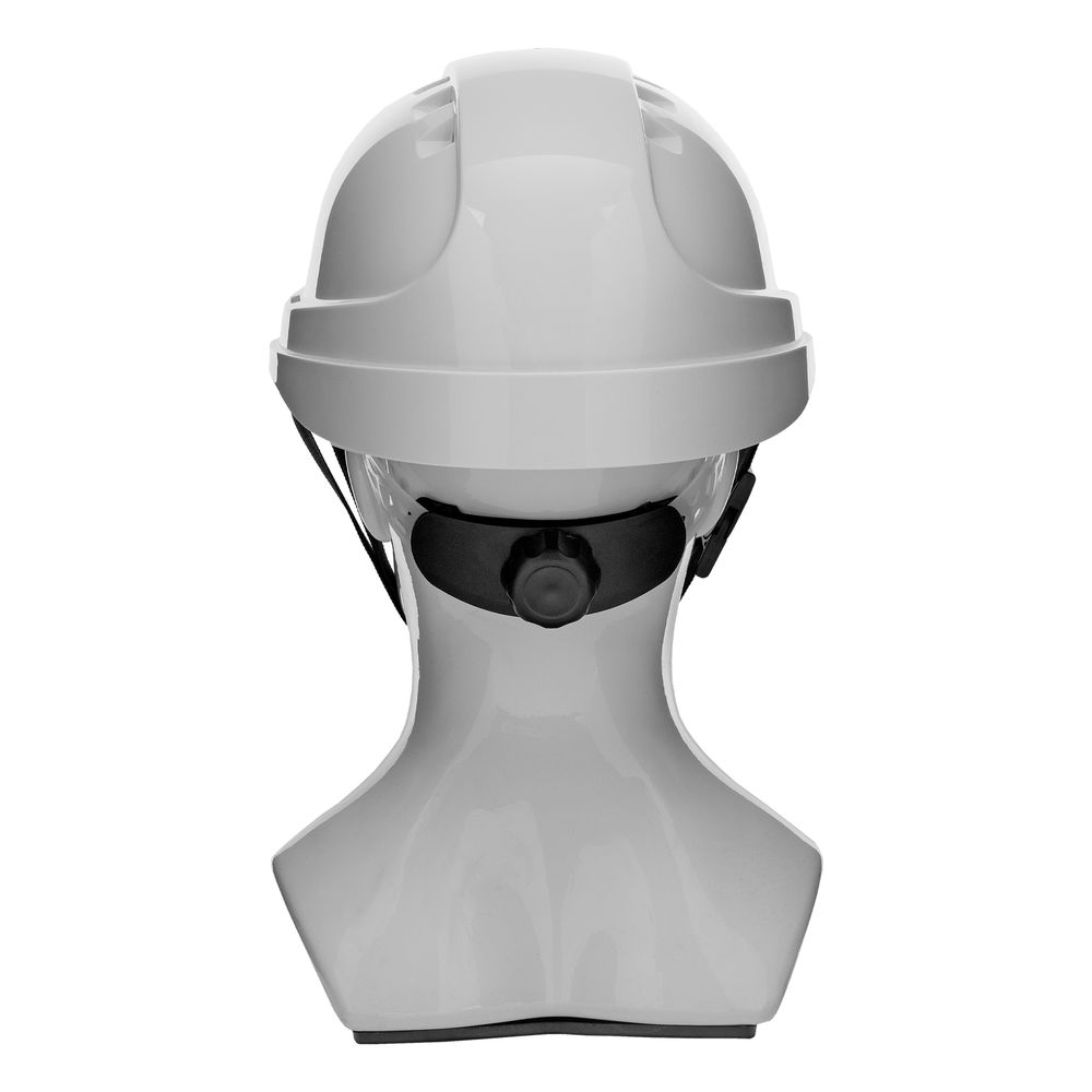 Каска защитная ударопр.«Форвард» (К-05)ABS/PC,комплект со встроен.очк.ОЧК-05 Форвард,белая Denzel (89205)