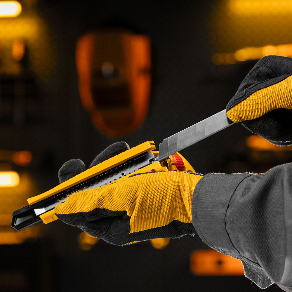 Лезвия, 18 мм, нерж. сталь 440, 0,5 мм, 5 штук Denzel (79307)