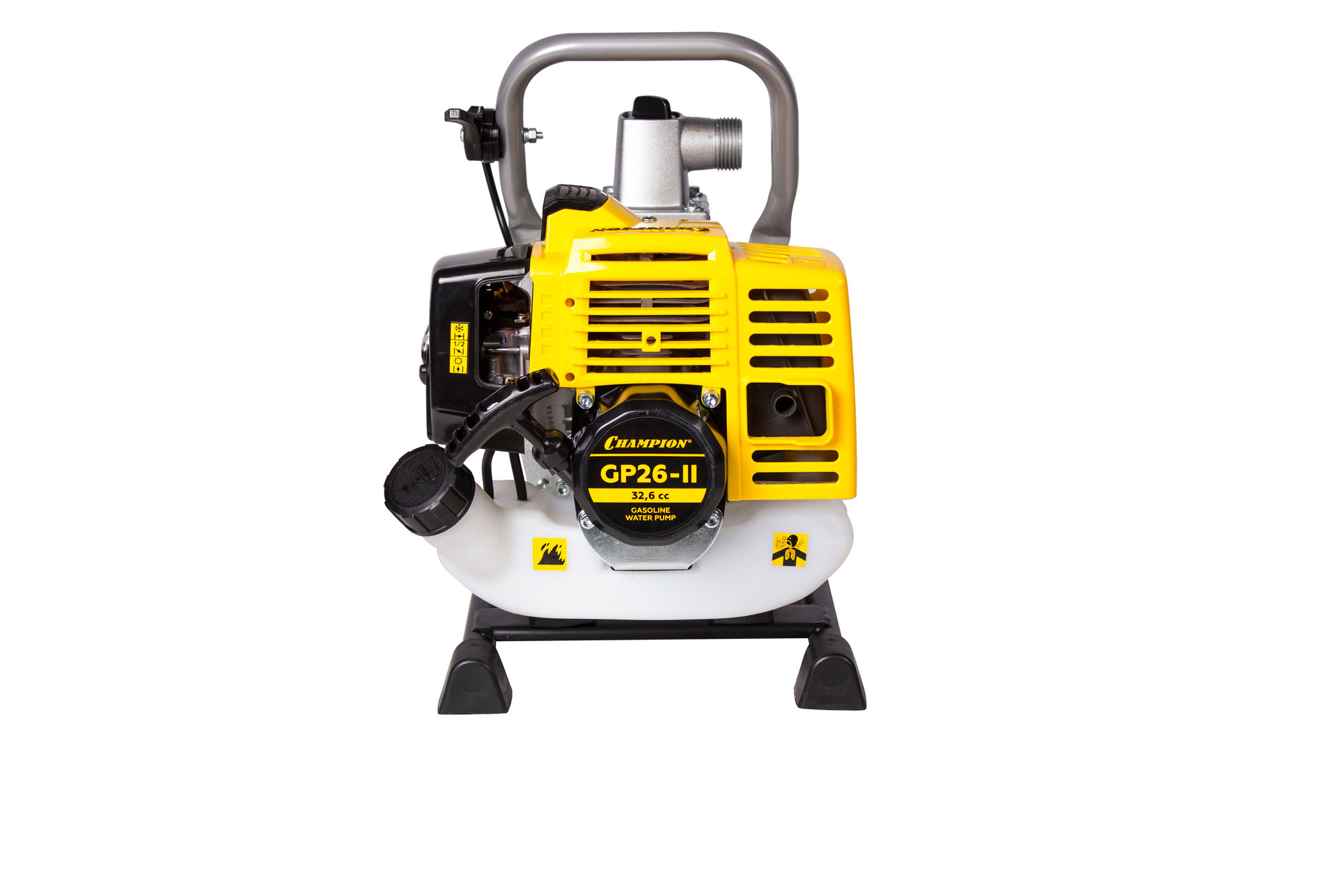 Мотопомпа CHAMPION GP26-II (1 130л/мин 8/30м 1,22лс 2Т 0,7л 7кг, легкий старт) (GP26-II)