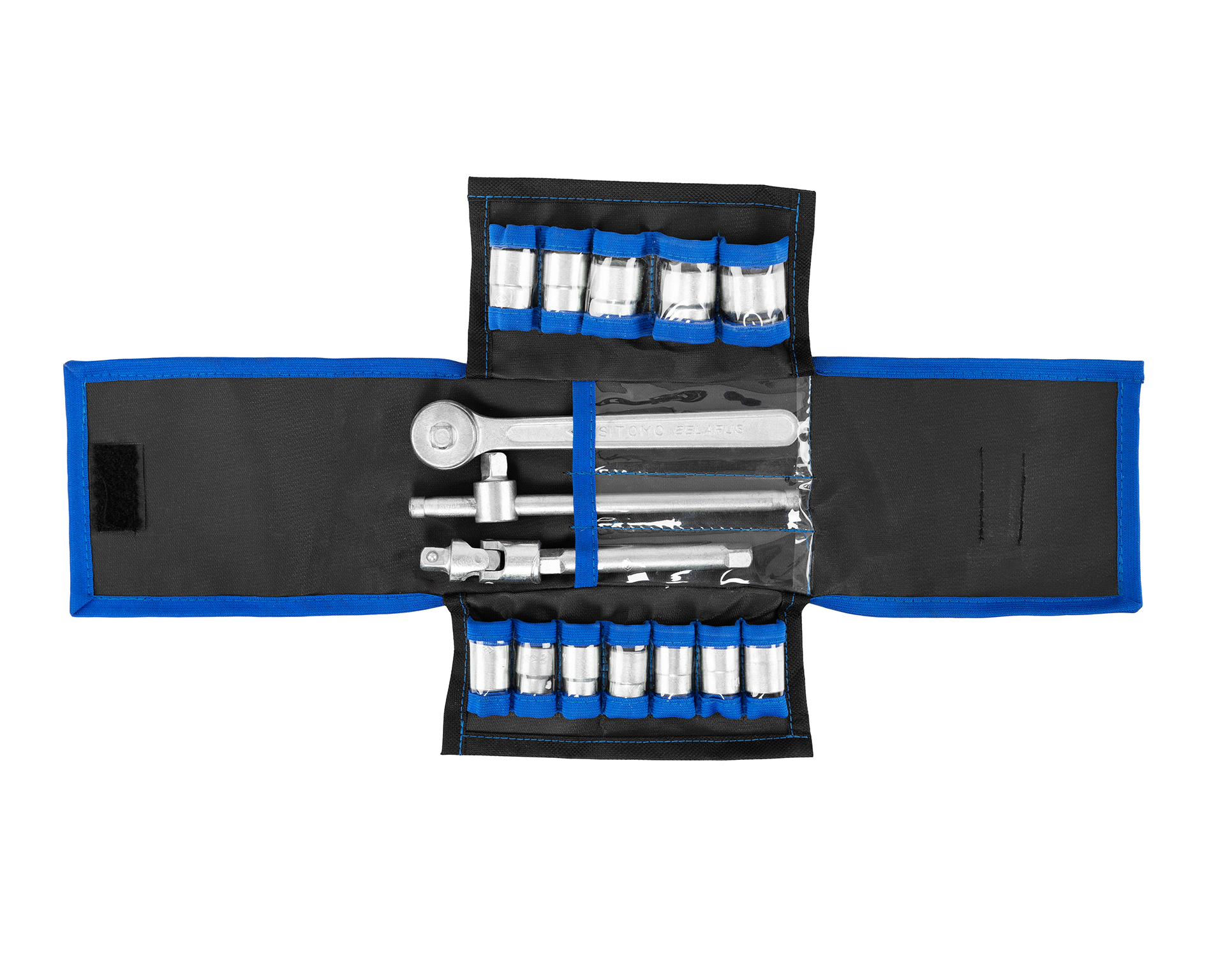 Набор головок торцевых N5 оцинк. 8-22 мм (кв.10мм) ПВХ фут. SITOMO BELARUS