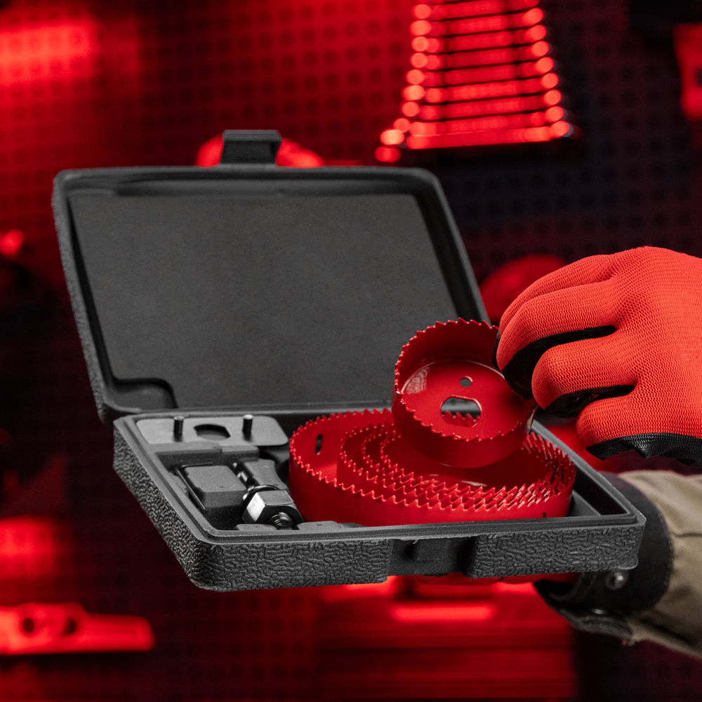 Набор кольцевых пил по дереву, 64-127 мм, 8 предметов Matrix (704715)