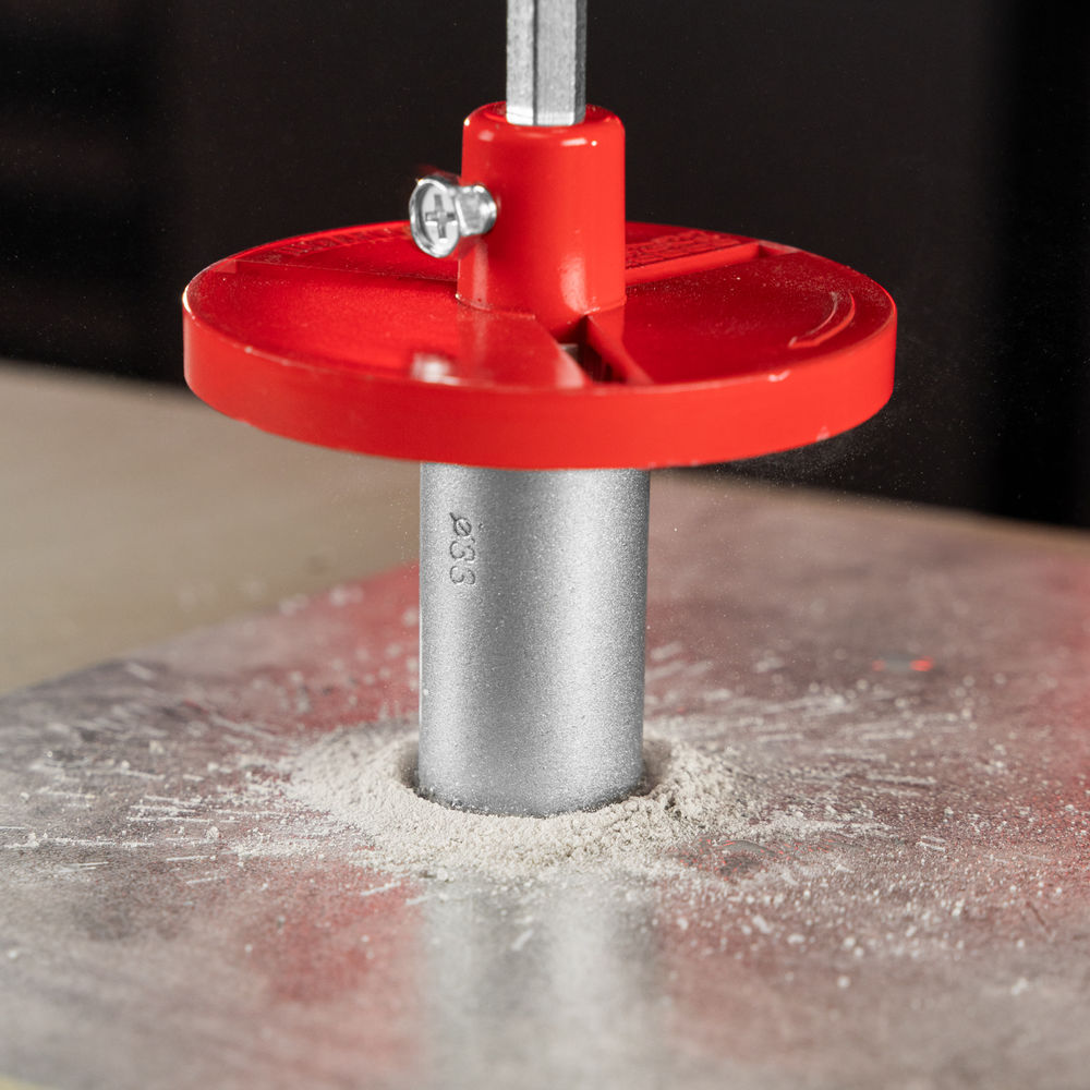 Набор коронок по керамической плитке, 33-53-67-73 мм, шестигранный хвостовик Matrix (72840)