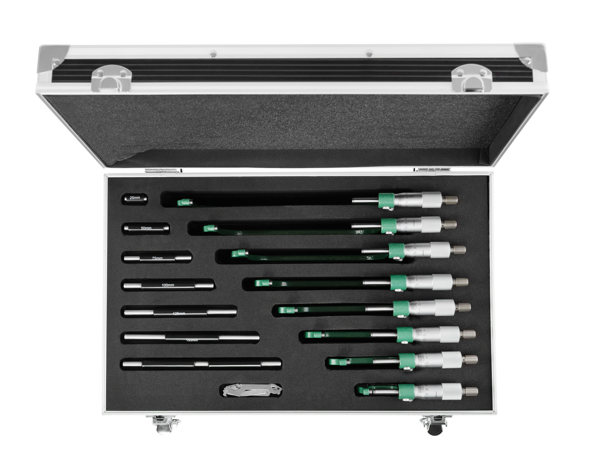Набор микрометров МК 0 - 200 0,01 (0-200) 8 штук Micron