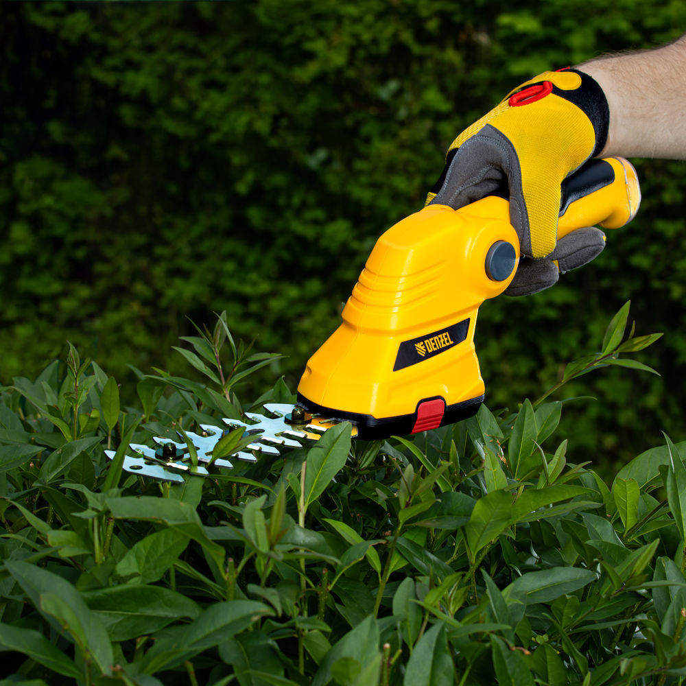 Ножницы-кусторез аккумуляторные G411 с акк. 3.6В Li-Ion 1.5 Ач Denzel (96817)