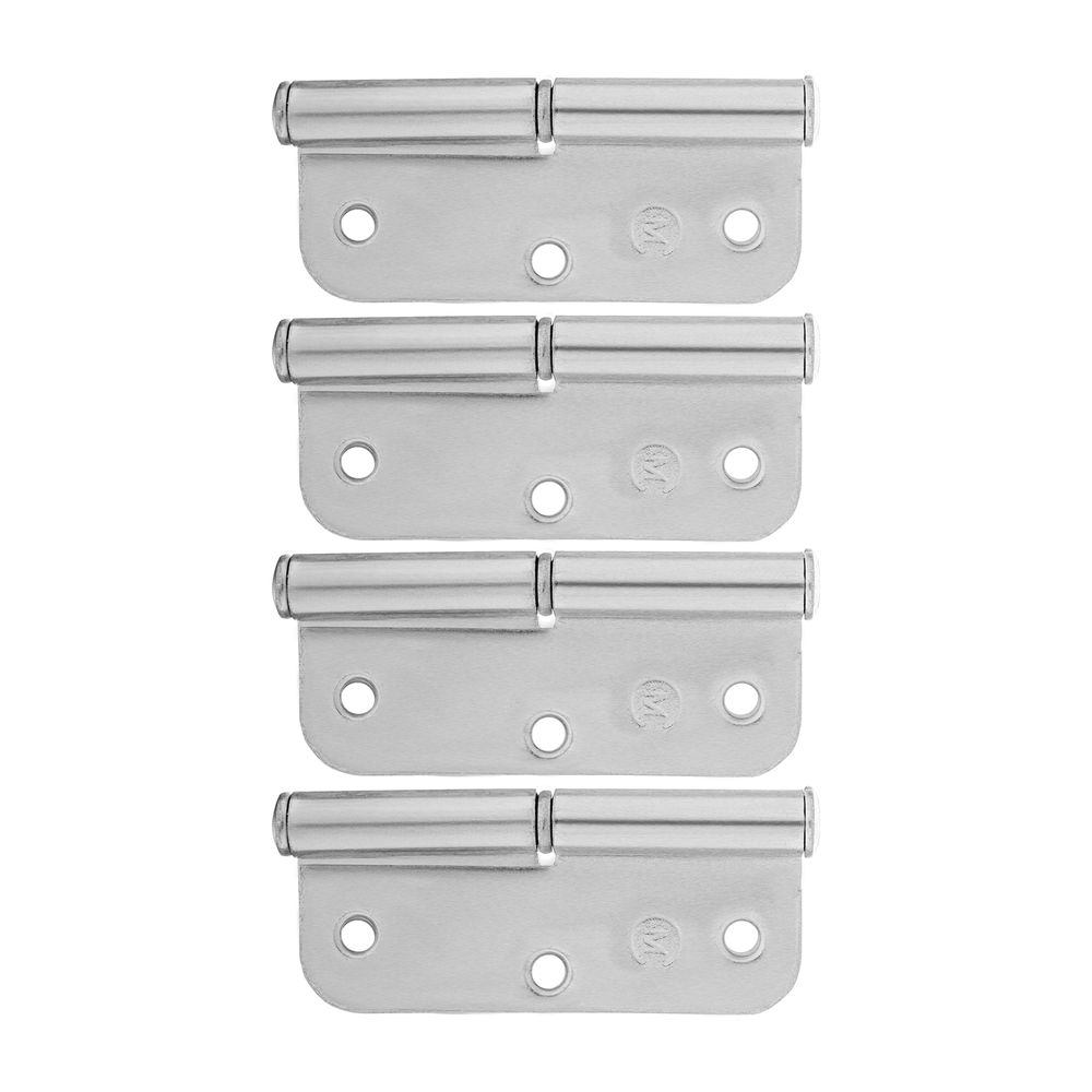 Петля накладная ПН1-85 левая, цинк, 4 шт, (Металлист) (91551)