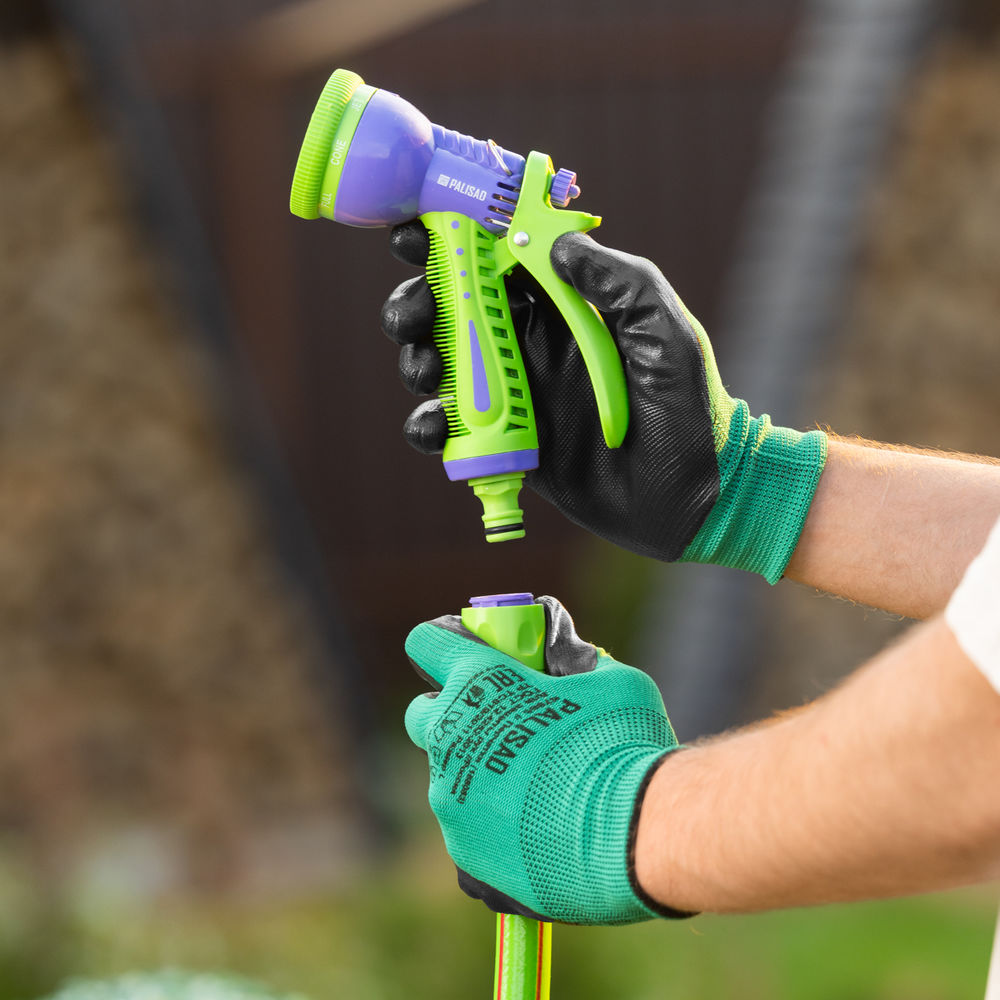 Пистолет-распылитель, 8 режимов полива Palisad (65146)