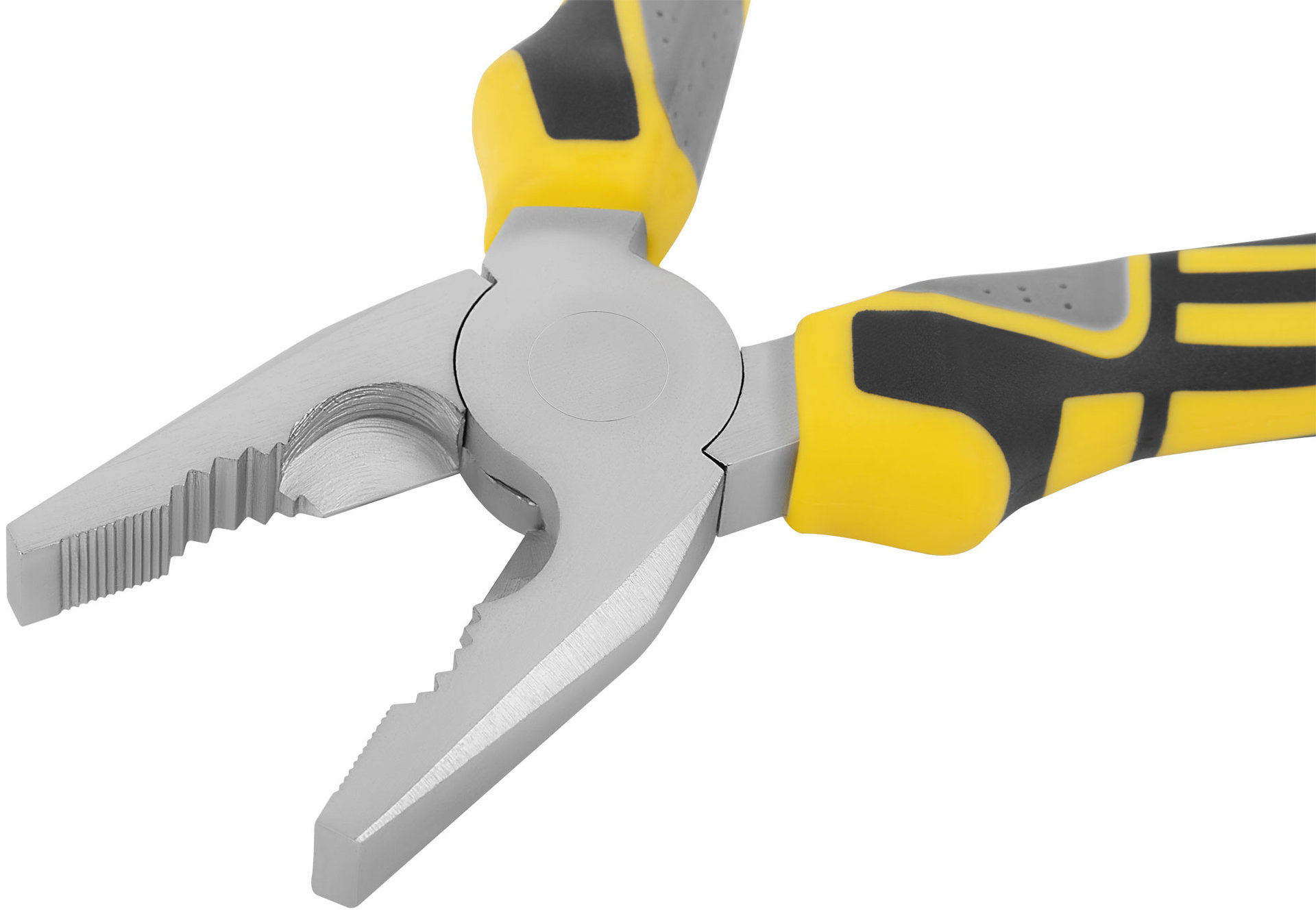 Плоскогубцы комбинированные Смарт, трехцветные прорезиненные ручки, никелевое покрытие 180 мм (50664)