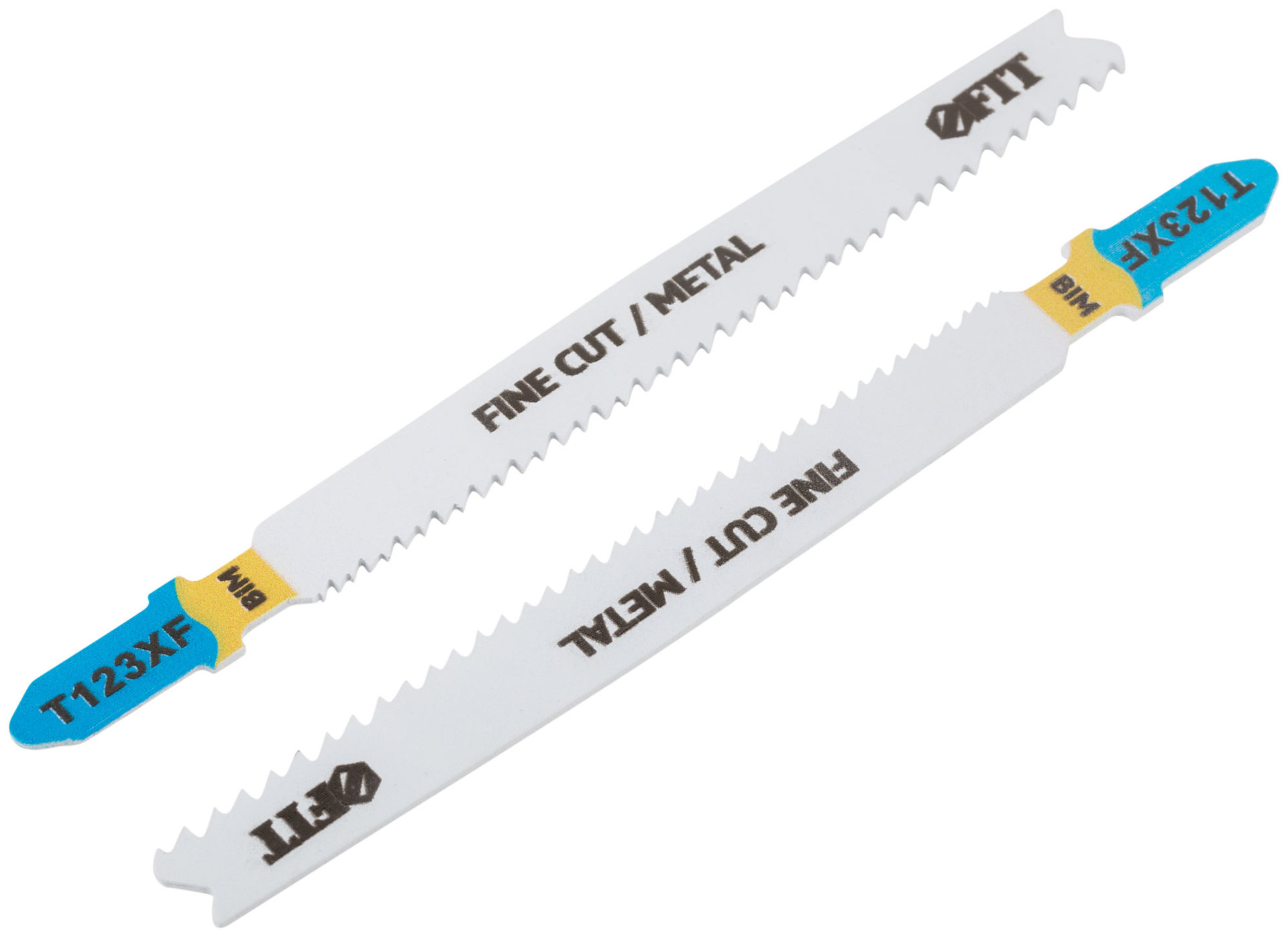 Полотна по алюминию и цвет.мет, HSS, фрезерованные зубья, 100/74 мм, переменный шаг (T123XF), 2 шт. (40929)