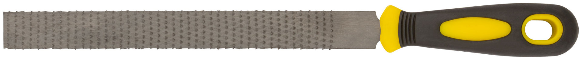 Рашпиль, прорезиненная ручка, плоский 200 мм (42756)