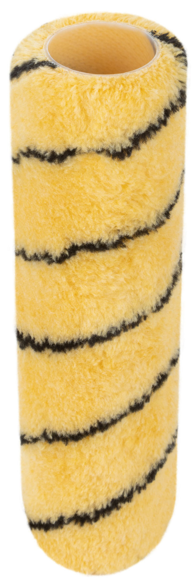 Ролик полиакриловый, бежевый с черной полоской, диам. 40/61 мм; ворс 10,4 мм, 230 мм (01859)