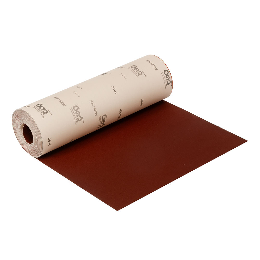 Шкурка на тканевой основе, зернистость № 25, 775 мм х 30 м, БАЗ (75227)