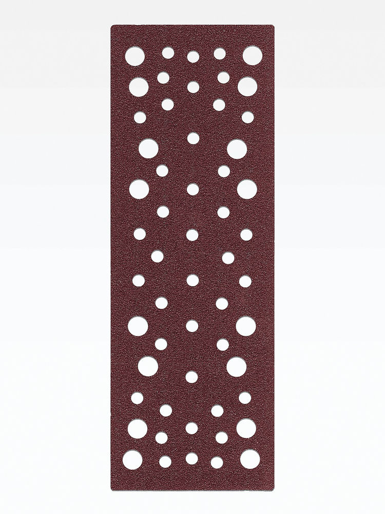 Лист шлифовальный на липучке STEHER BPS-720-S 70х198 мм Р240 56 отв. 5 шт. 35686-240  