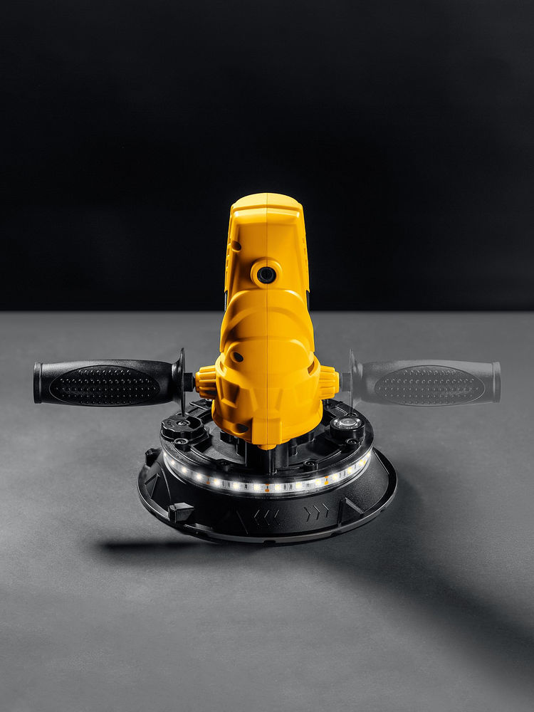 Машина шлифовальная для стен d180 мм, 900 Вт, подсветка STEHER DWH-900